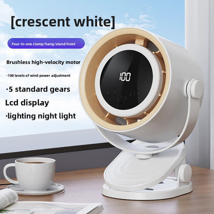 Portable USB Desk Fan with Rechargeable Battery