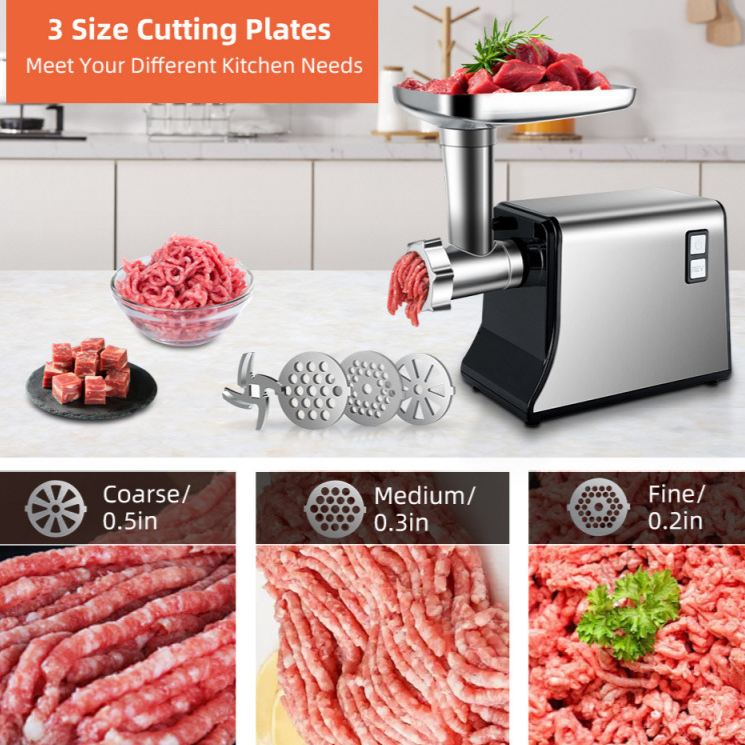 Multi-Functional Stainless Steel Meat Grinder and Sausage Stuffer