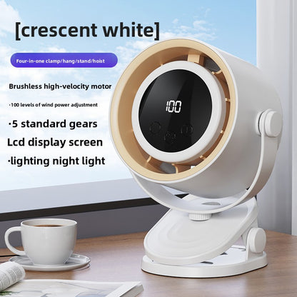 Portable USB Desk Fan with Rechargeable Battery
