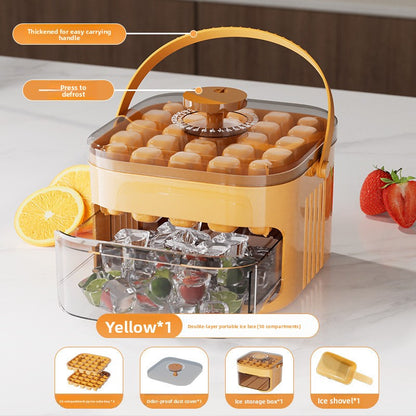 Plastic Ice Cube Tray with Shovel