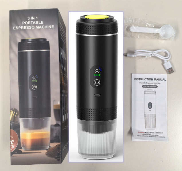 Portable USB Coffee Machine with Digital Display