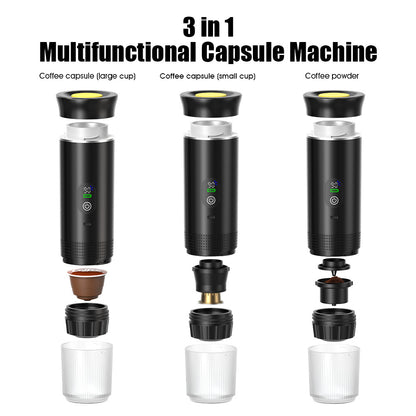 Portable USB Coffee Machine with Digital Display